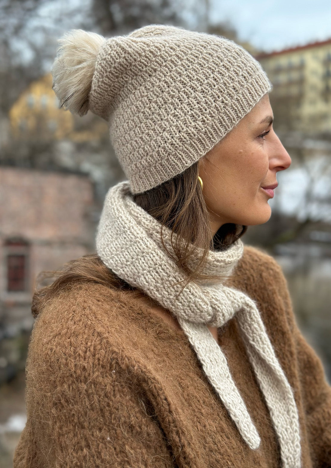 Audrey Beanie and ear warmer