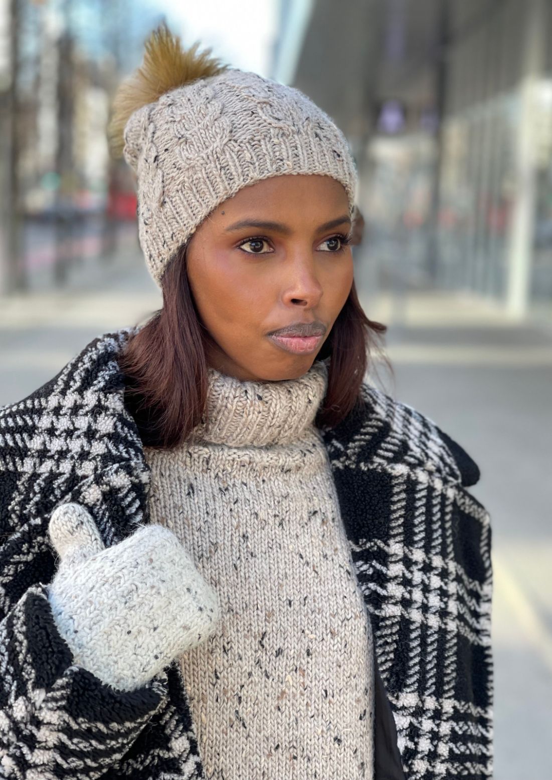 Mikagenser Alpakka Tweed (Dame)